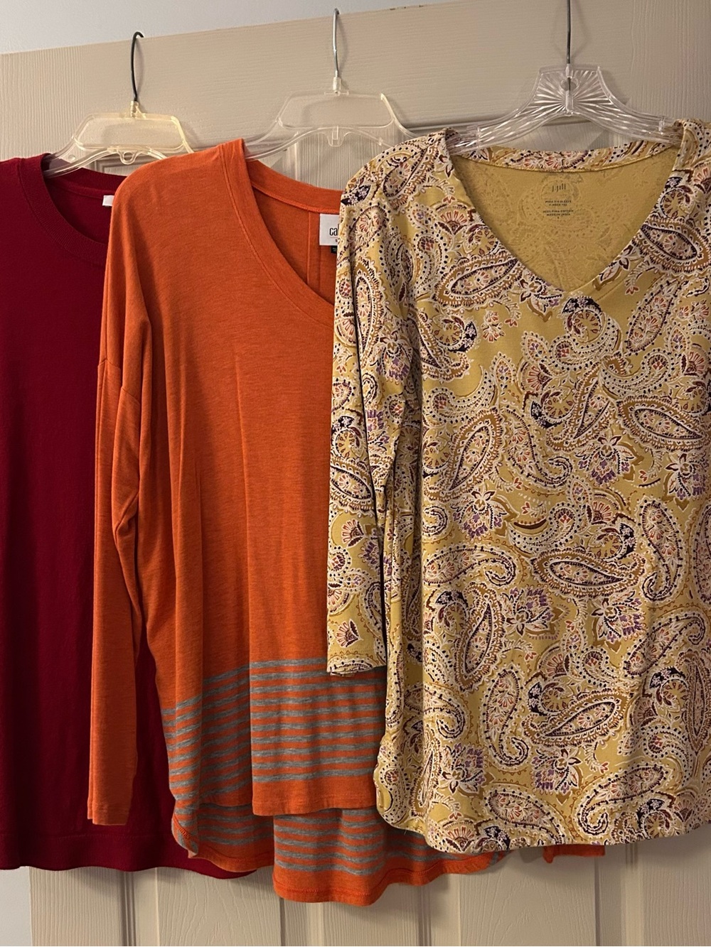 Lot of three small tops - 2 JJill and 1 Cabi